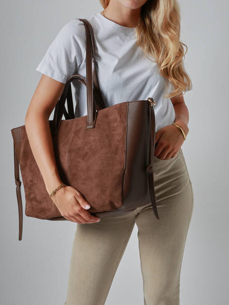 Schoudertas Format A4 Gallantry Bruin format a4 1 ander zicht 1